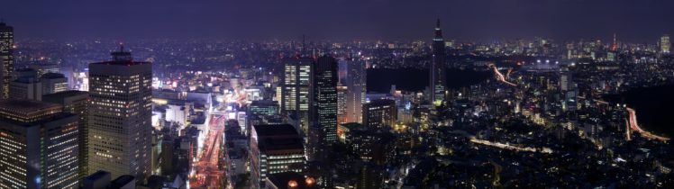 cityscapes, Night, Buildings, City, Skyline HD Wallpaper Desktop Background