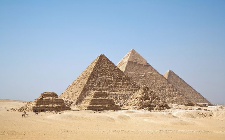 deserts, Egypt, Pyramids, Great, Pyramid, Of, Giza HD Wallpaper Desktop Background