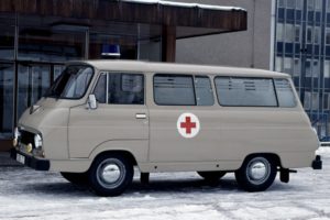 1961, Skoda, 1203, Ambulance, 997, Emergency, Van, Classic