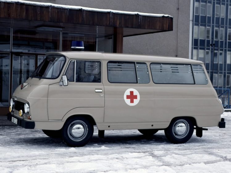 1961, Skoda, 1203, Ambulance, 997, Emergency, Van, Classic HD Wallpaper Desktop Background