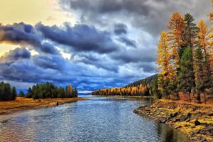 landscapes, Trees, Fall, Autumn, Hdr