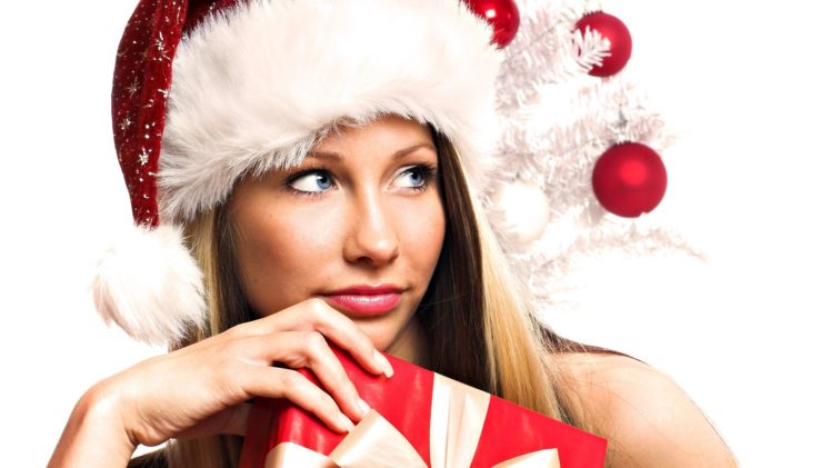 women, Christmas, Santa, Outfit HD Wallpaper Desktop Background