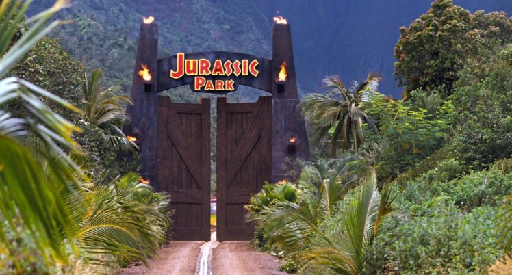 jurassic, Park, Adventure, Sci fi, Fantasy, Dinosaur, Movie, Film, Poster, Jungle HD Wallpaper Desktop Background