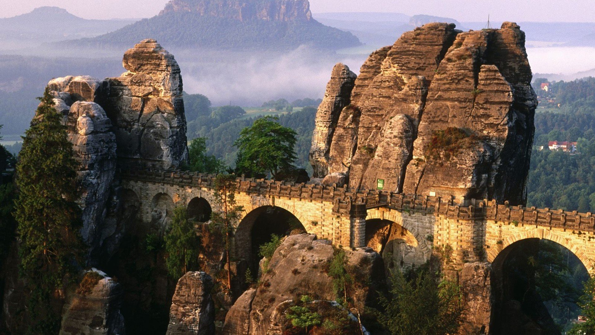 nature, Germany, Architecture, Bridges, Buildings, Bastei, Bridge, Saxon, Switzerland Wallpaper