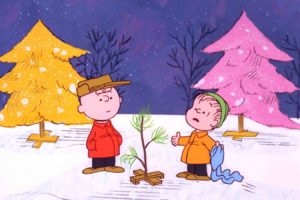 christmas, Charlie, Brown, Linus, Peanuts,  comic, Strip