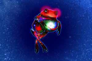 animal, Frog, Psychedelic, Sci, Fi, Space, Planets, Stars, Humor, Art