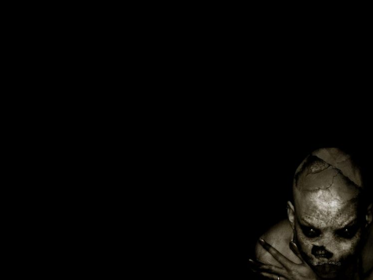 dark, Horror, Gothic, Art, Skull HD Wallpaper Desktop Background