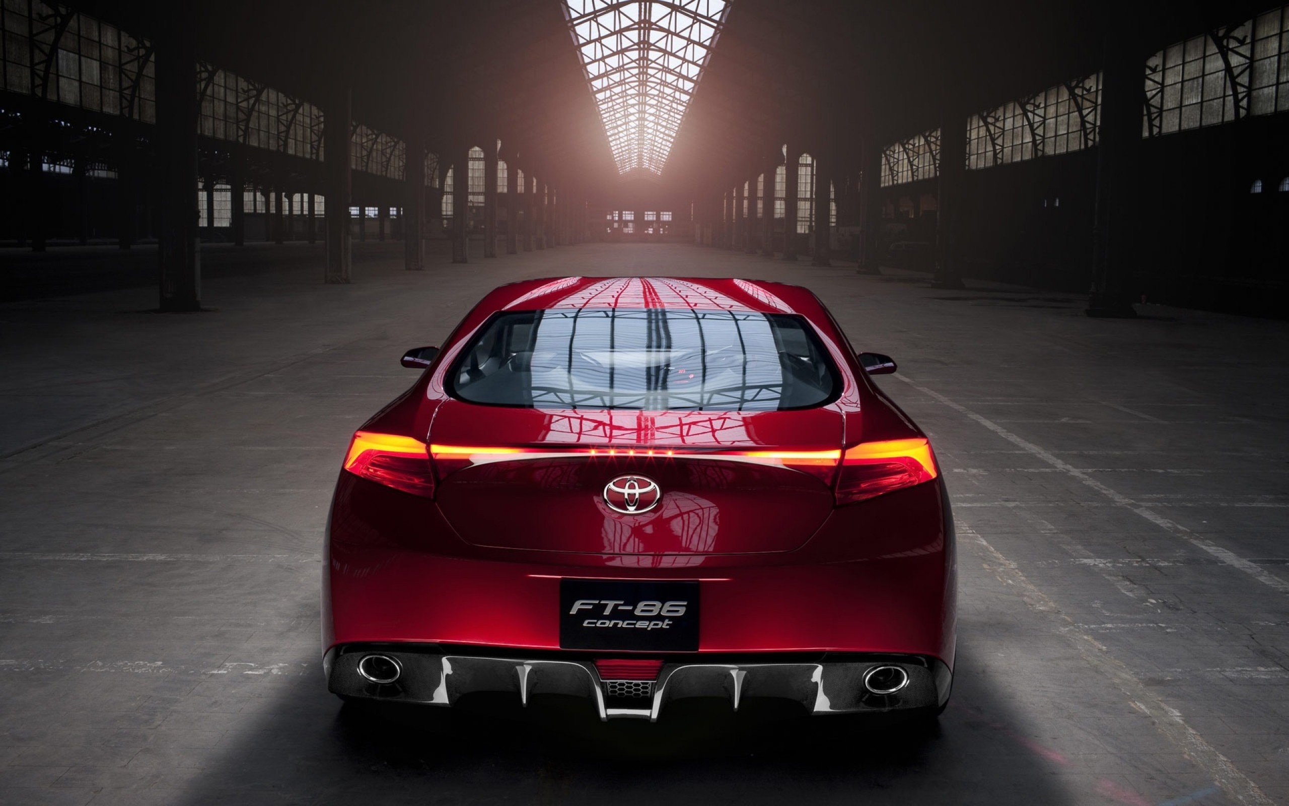 red, Cars, Toyota, Warehouses, Toyota, Ft 86, Ft 86 Wallpaper