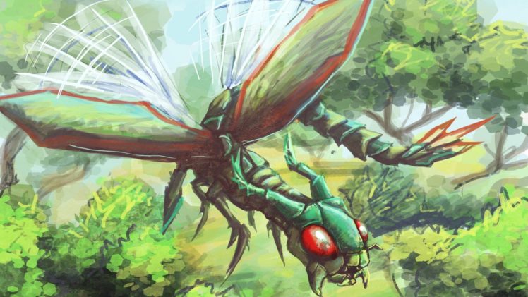 nintendo, Pokemon, Insects, Flygon HD Wallpaper Desktop Background