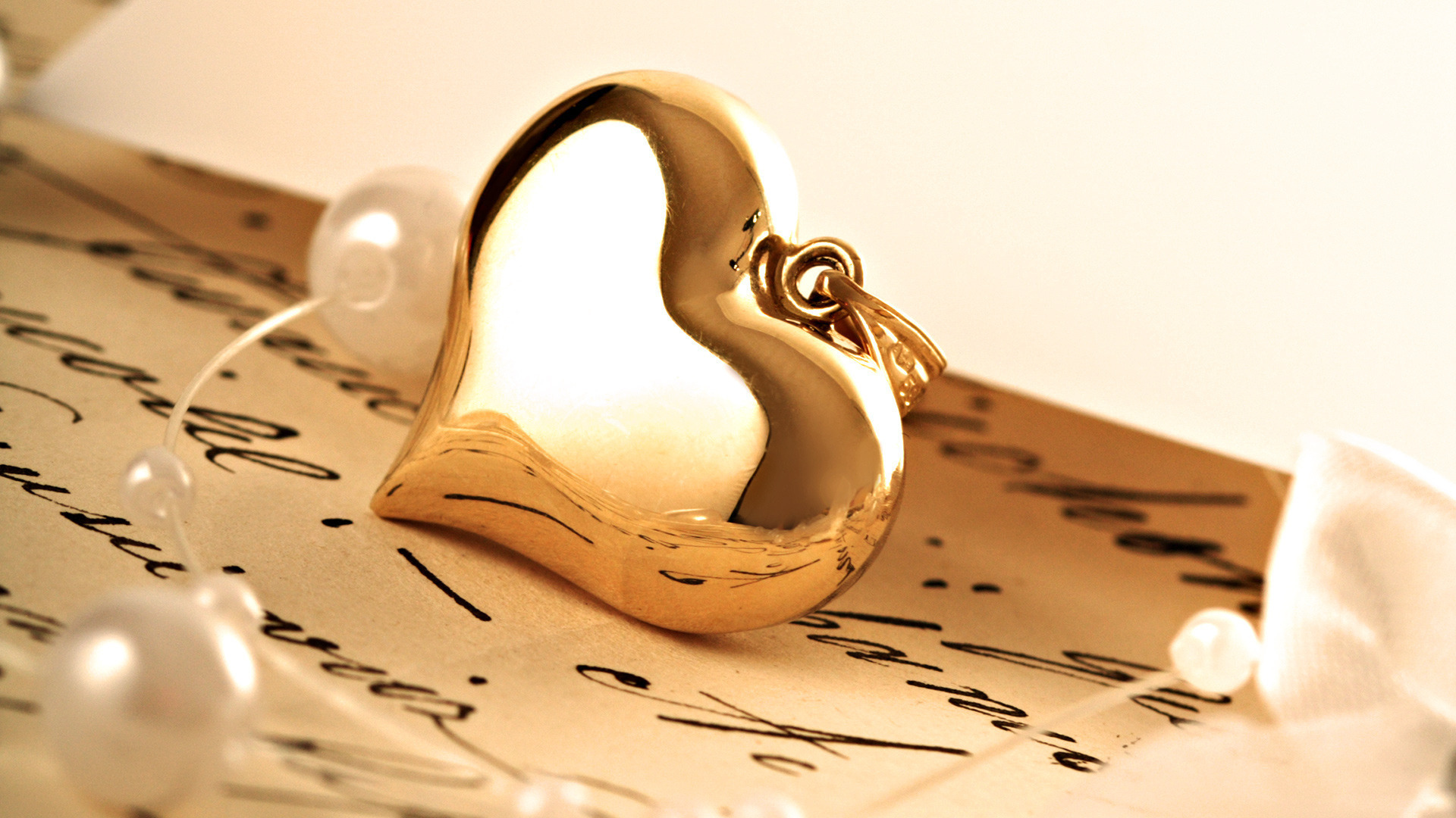 bokeh, Heart, Love, Romance Wallpaper