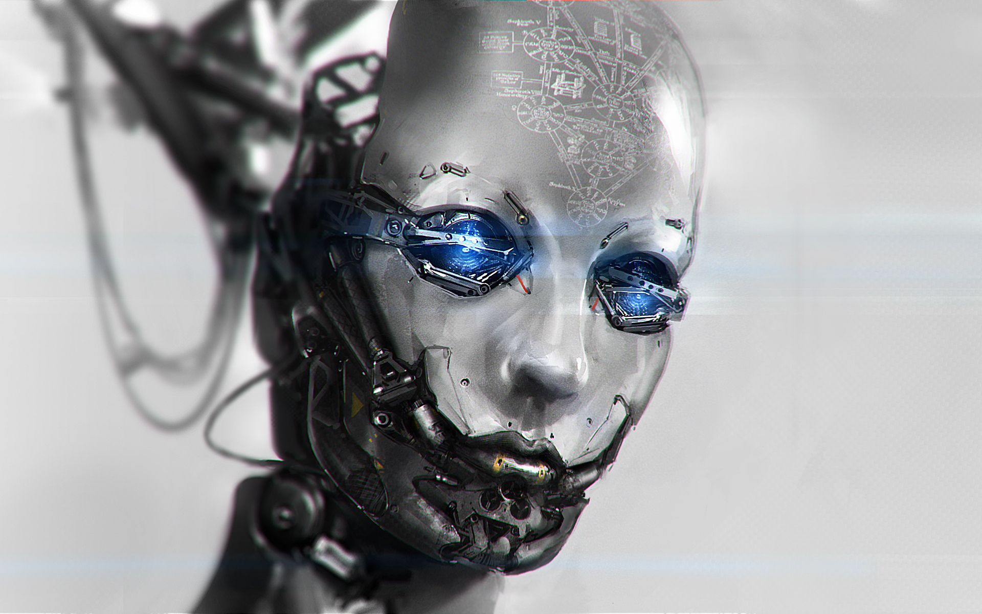 sci, Fi, Art, Cyborg, Robot Wallpaper