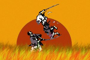 dawn, Fight, Samurai