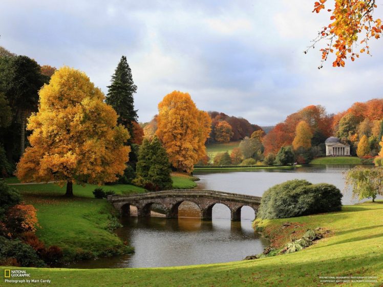 nature, Autumn, England, Bridges, National, Geographic HD Wallpaper Desktop Background