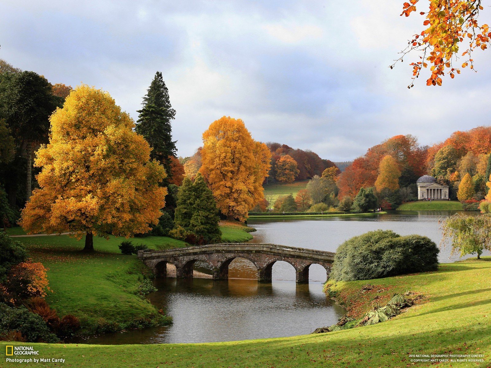 nature, Autumn, England, Bridges, National, Geographic Wallpaper