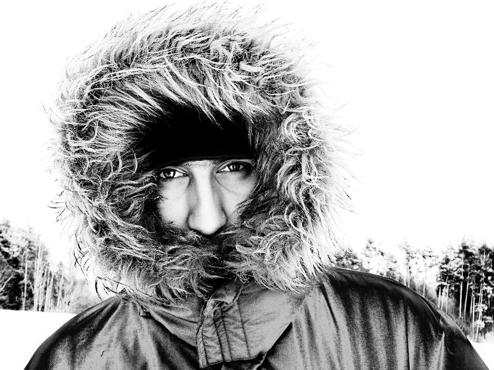 monochrome, Eskimo, Fur, Clothing Wallpaper