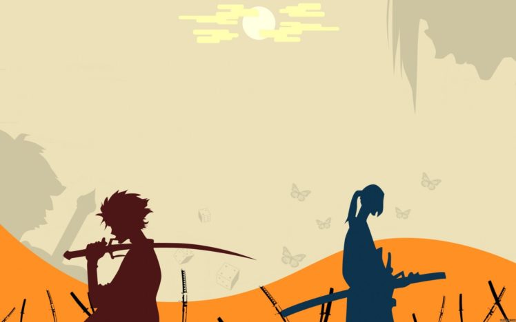 samurai, Champloo, Vectors HD Wallpaper Desktop Background