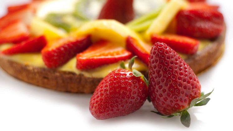 food, Pie, Strawberries, Cakes HD Wallpaper Desktop Background