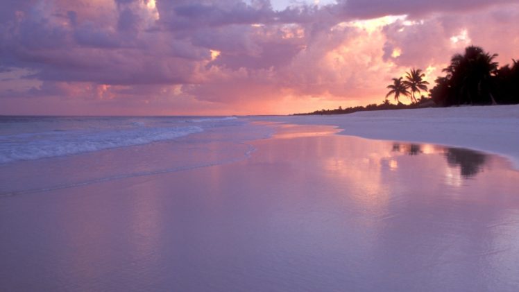 sand, Landscapes, Ocean, Sunset, Sky HD Wallpaper Desktop Background