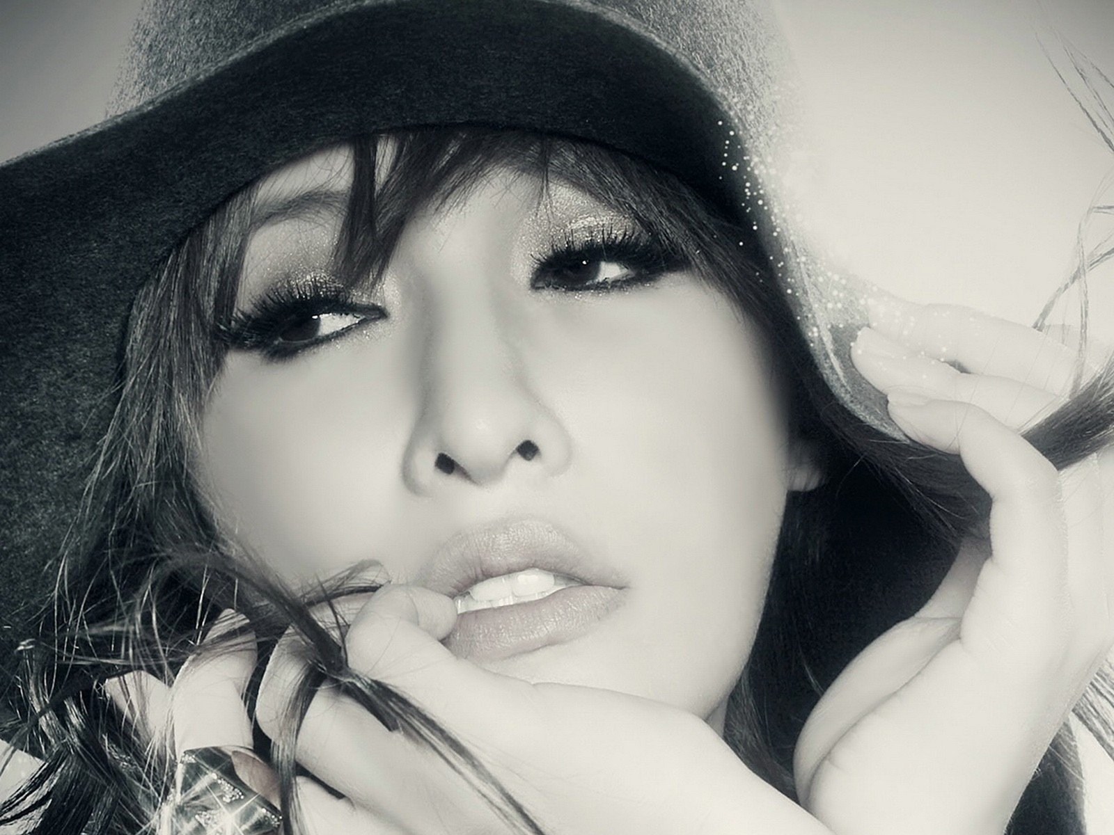 grayscale, Asians, Monochrome Wallpaper