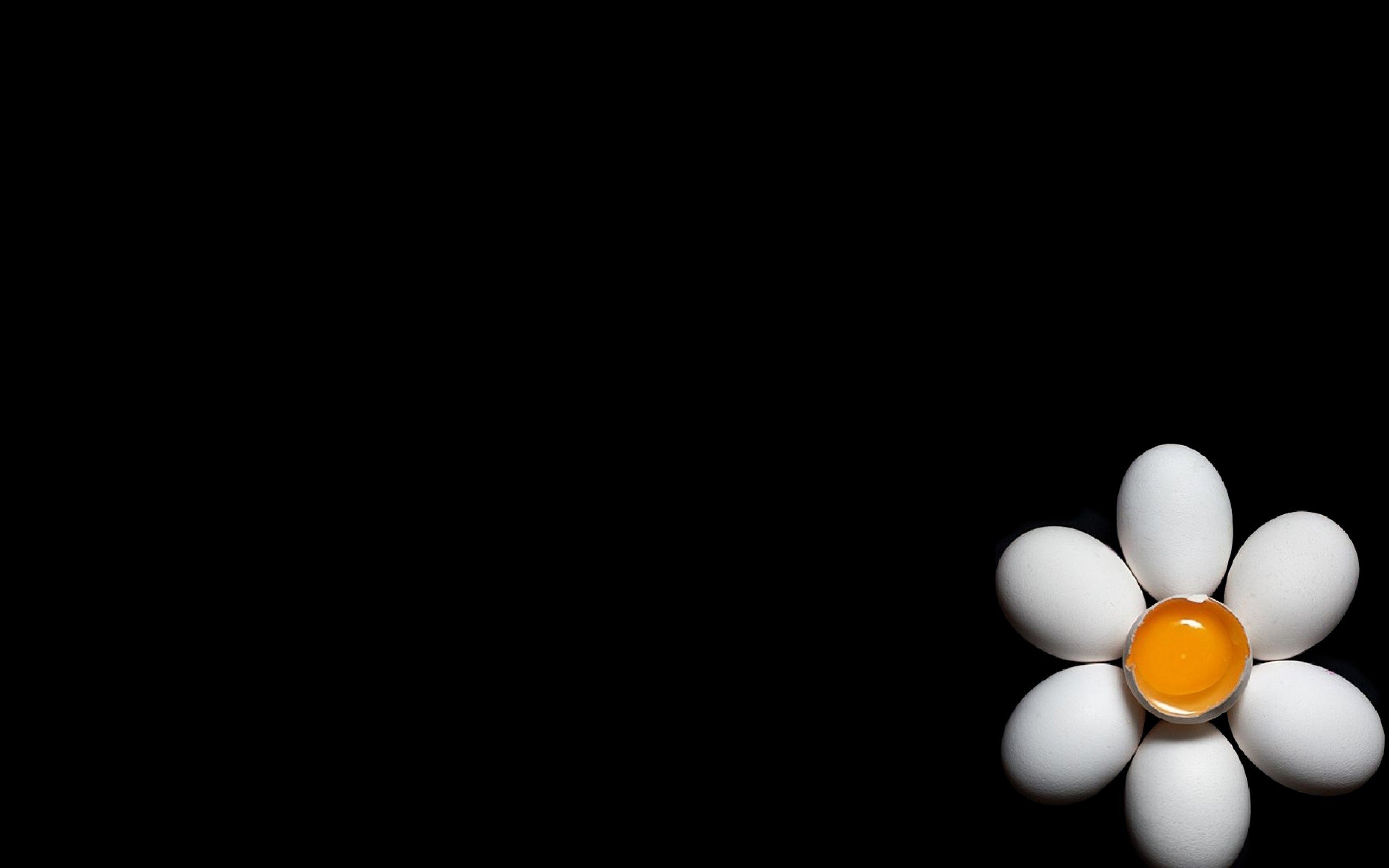 black, Minimalistic, Flowers, Yellow, Happy, Vectors, Joy, Fun Wallpaper