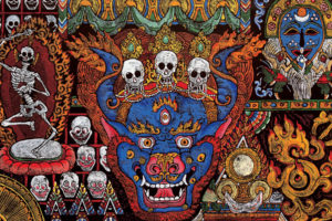 tibetan, Culture, Dark, Death, Skull, Skeleton, Occult, Religion