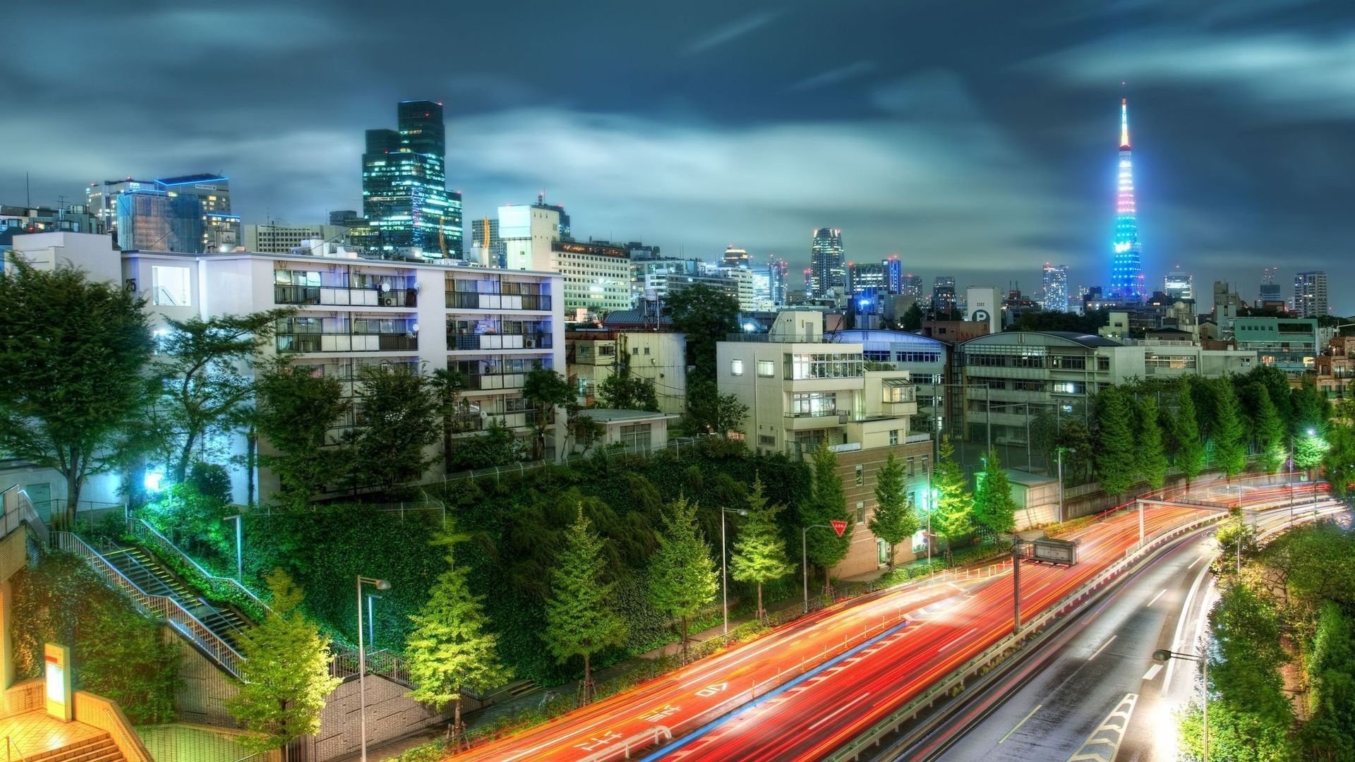 japan, Tokyo, Cityscapes, Night Wallpaper