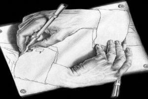 hands, Drawings, Optical, Illusion