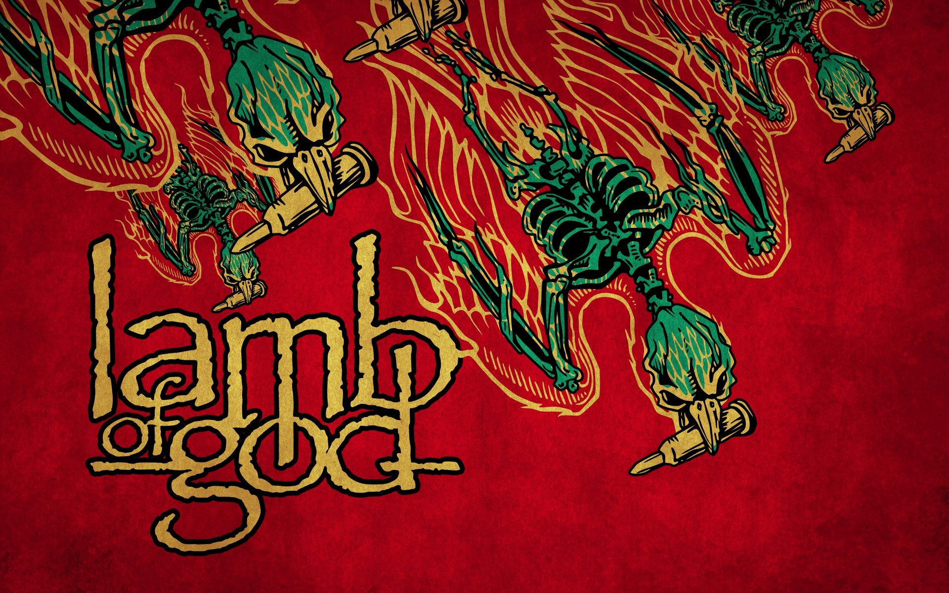 lamb, Of, God, Groove, Metal, Heavy, Poster, Daek, Skull Wallpaper