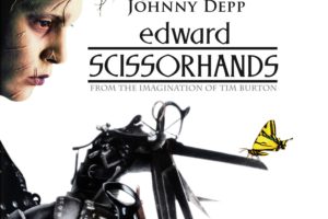 edward, Scissorhands, Drama, Fantasy, Romance, Depp, Poster, Butterfly, Mood