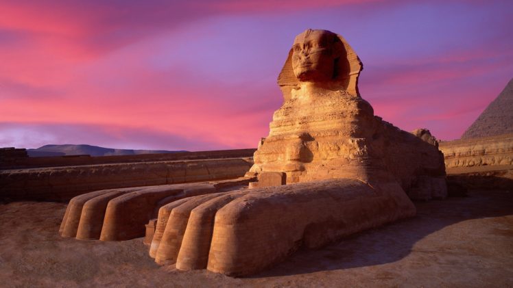 egypt, Sphinx, Giza, Evening HD Wallpaper Desktop Background