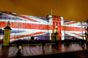 england, London, Illuminated, Buckingham, Palace
