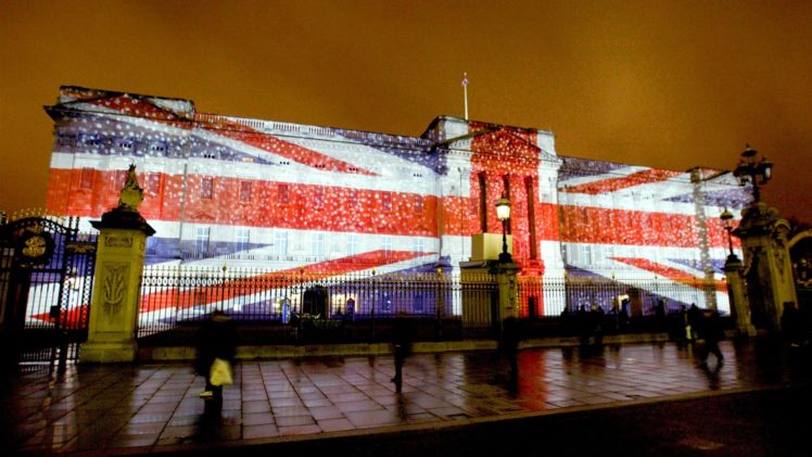 england, London, Illuminated, Buckingham, Palace HD Wallpaper Desktop Background