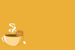 minimalistic, Coffee, Vectors, Funny, Sauna, Coffee, Cups, Simple, Background, Tea, Bag, Time, Relaxed