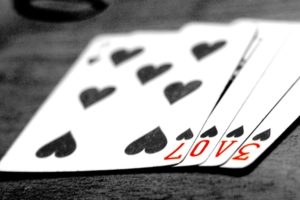 cards, Love, Peace, Spade, Monochrome
