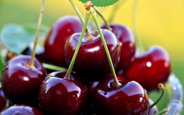 food, Cherries, Cherry, Cloe, Up, Macro, Berries HD Wallpaper Desktop Background