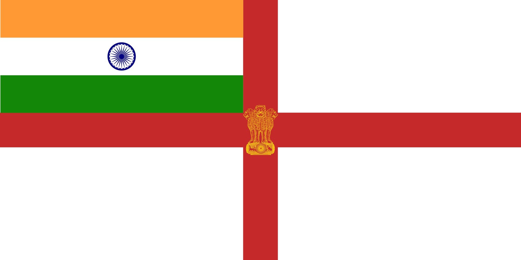 2000px naval, Ensign, Of, India, Svg Wallpaper