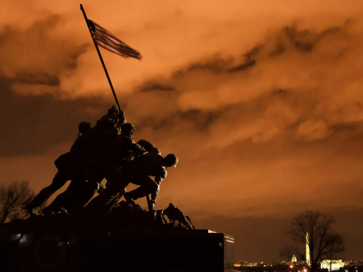 military, Statue, Warriors, Soldiers, Sky, Clouds, Usa HD Wallpaper Desktop Background