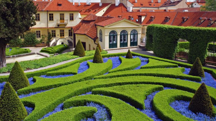 garden, Prague, Czech, Republic HD Wallpaper Desktop Background