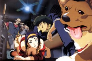 outer, Space, Cowboy, Bebop, Cleavage, Dogs, Ein, Spike, Spiegel, Science, Fiction, Bounty, Hunter, Faye, Valentine,  cowboy, Bebop , Anime