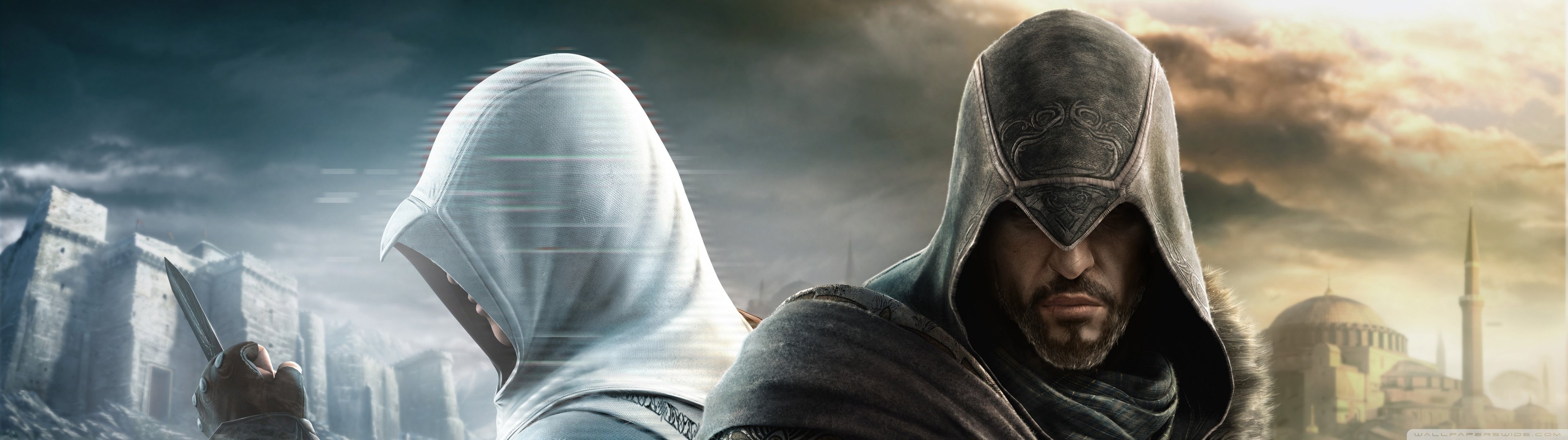 assassins, Creed, Multiscreen Wallpaper