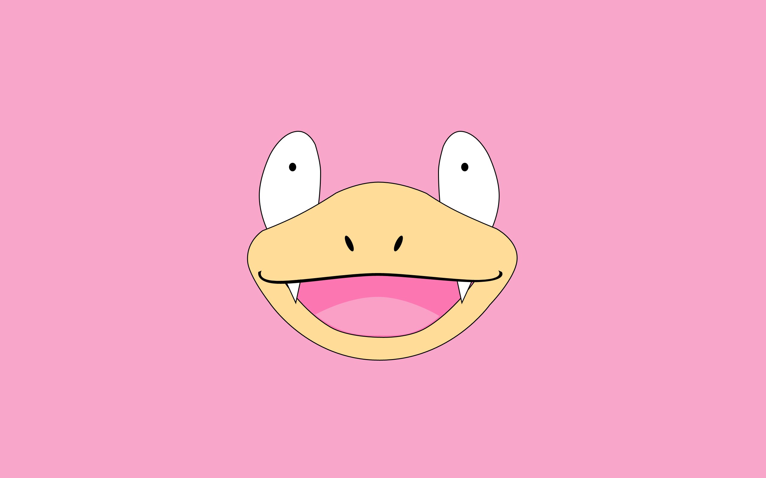 pokemon, Slowpoke, Simple, Background Wallpaper