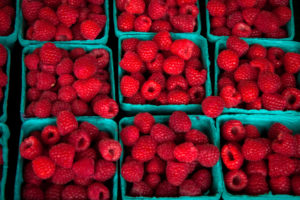 raspberry, Berries, Red