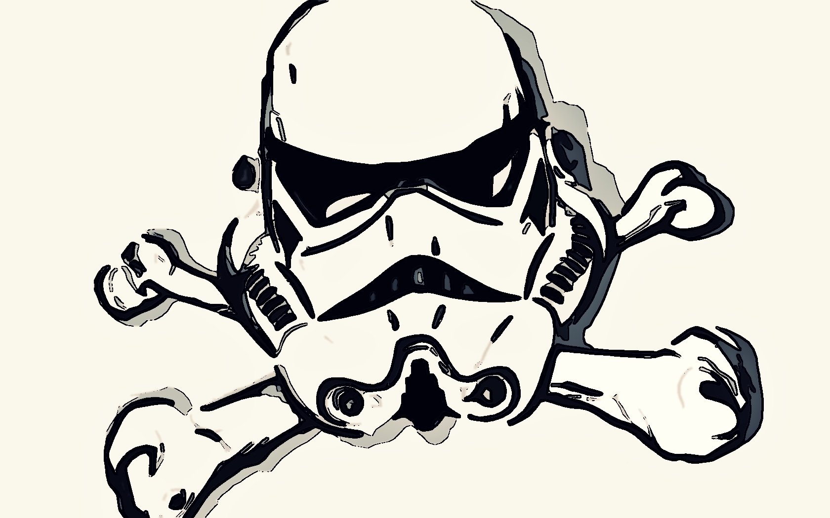 star, Wars, Stormtroopers, Skull, And, Crossbones Wallpaper