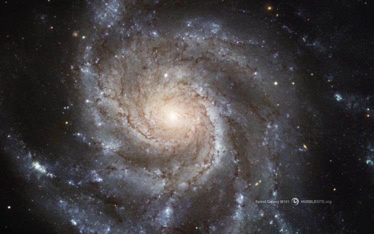space, Nasa, Hubble, Spiral, Galaxy, M101 HD Wallpaper Desktop Background