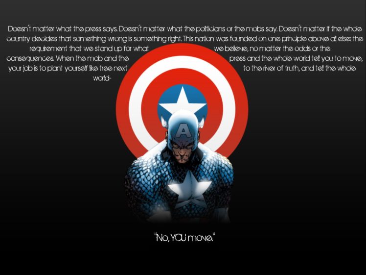captain, America, Quotes Wallpapers HD / Desktop and Mobile Backgrounds