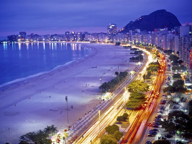 brazil, Rio, De, Janeiro, Copacabana, Beaches HD Wallpaper Desktop Background