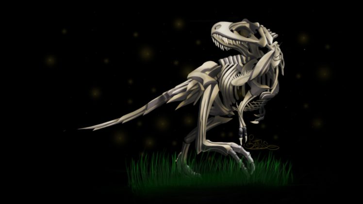 dinosaurs, Skeletons, Tyrannosaurus, Rex HD Wallpaper Desktop Background