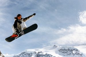 women, Mountains, Sports, Snowboarding, Fitness