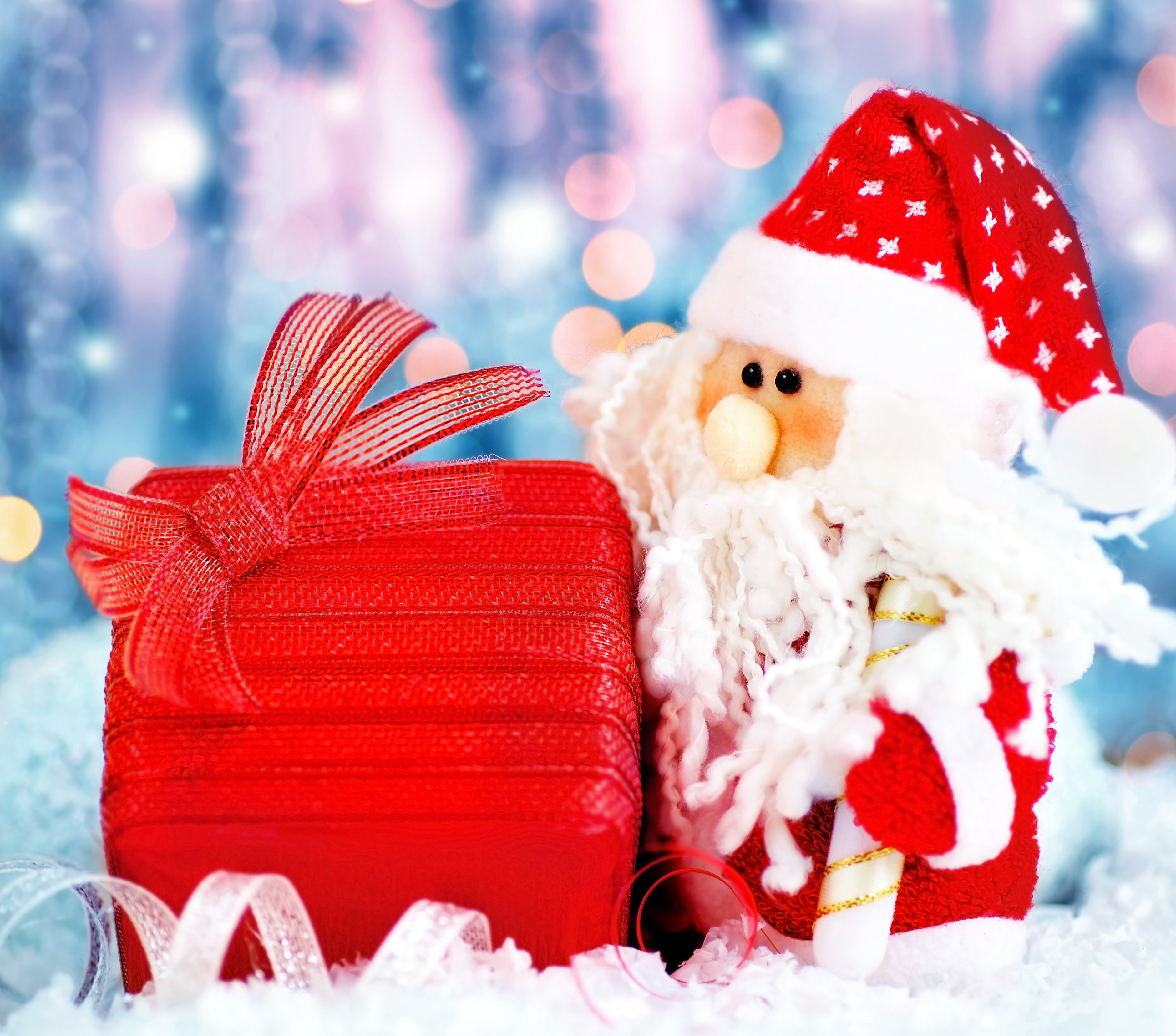 gift, New, Year, Santa, Claus Wallpaper