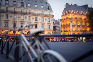 paris, France, Bicycle, City, Building